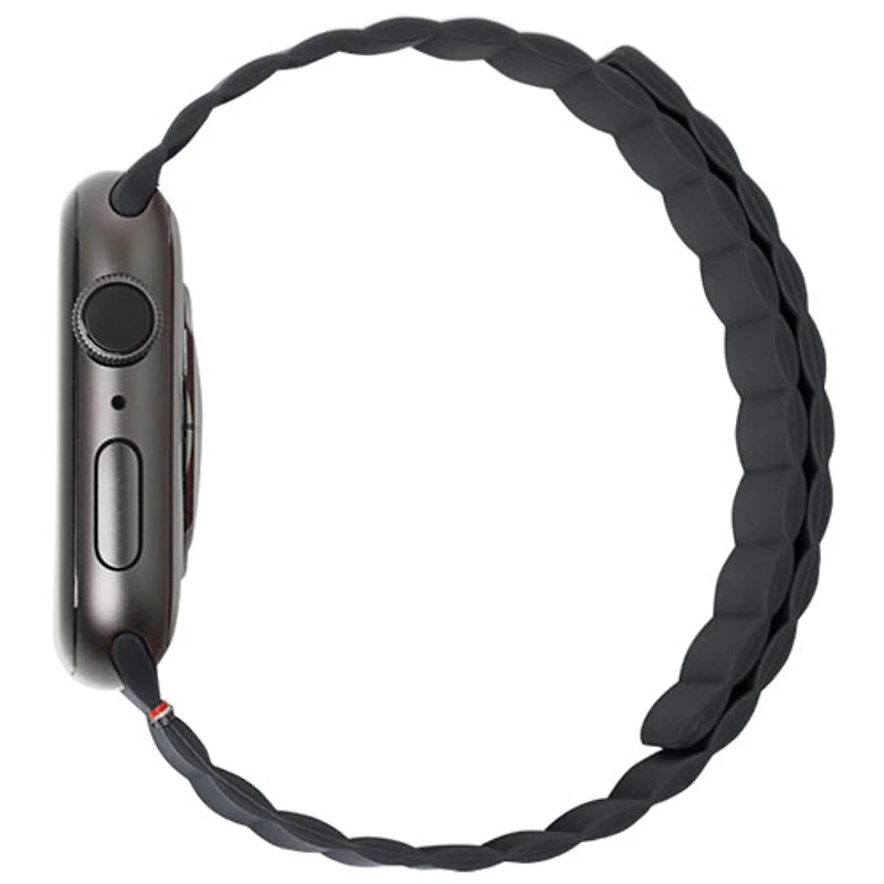Bracelet en silicone de Decoded pour Apple Watch de 38 mm/40 mm/41 mm - Anthracite