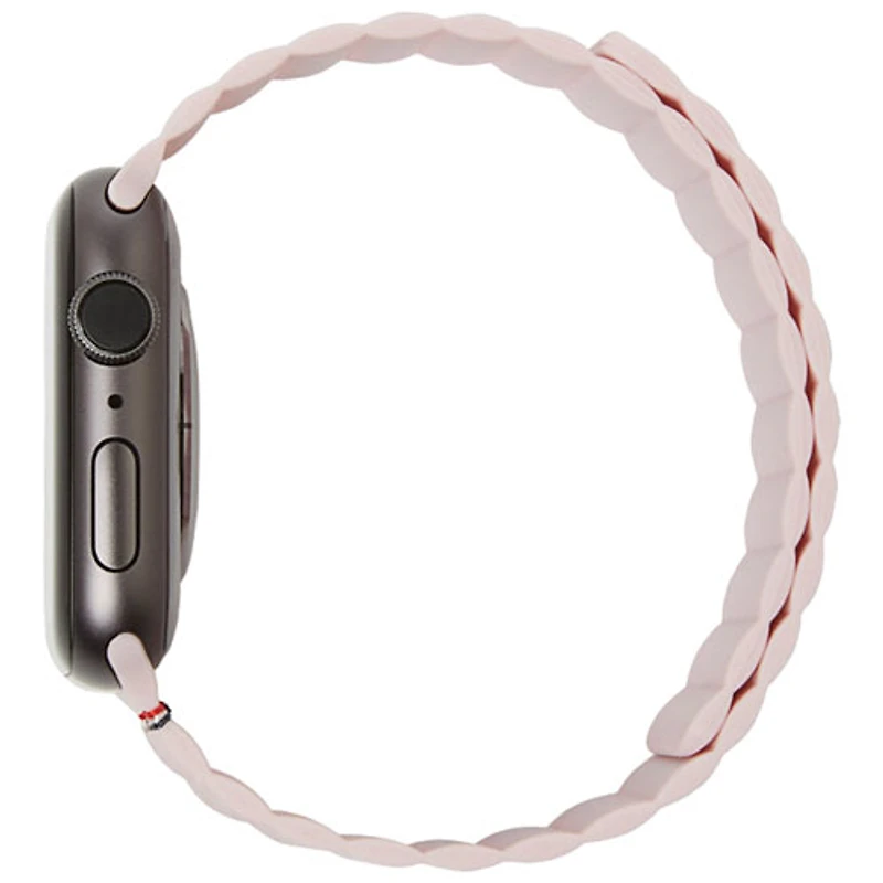Bracelet en silicone de Decoded pour Apple Watch de 38 mm/40 mm/41 mm - Rose poudre