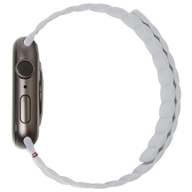 Bracelet en silicone de Decoded pour Apple Watch de 42 mm/44 mm/45 mm - Argile (Gris)