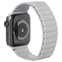 Bracelet en silicone de Decoded pour Apple Watch de 42 mm/44 mm/45 mm - Argile (Gris)