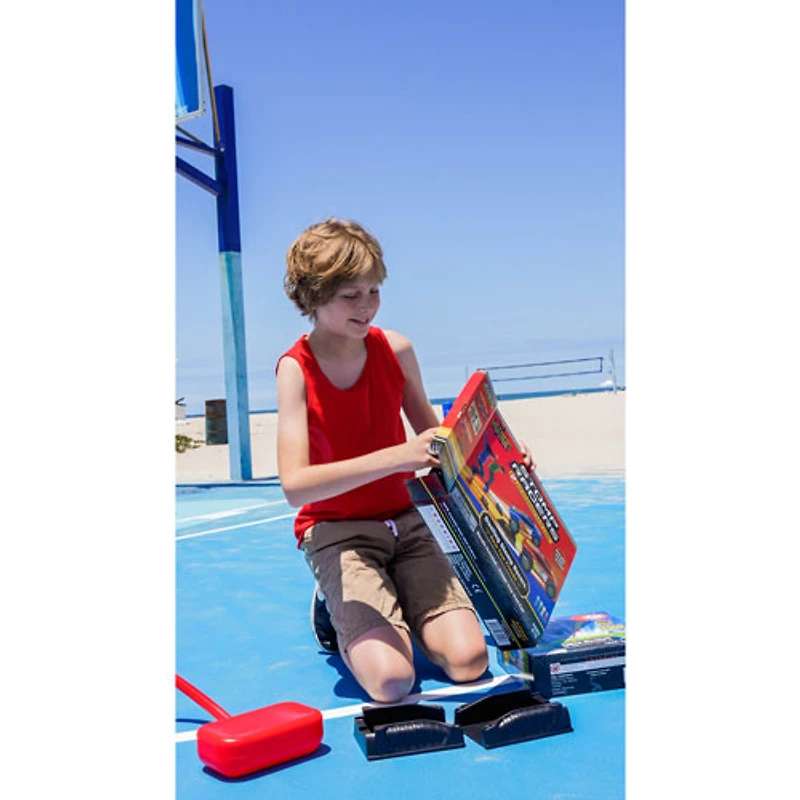 Stomp Rocket Dueling Stomp Racers - English