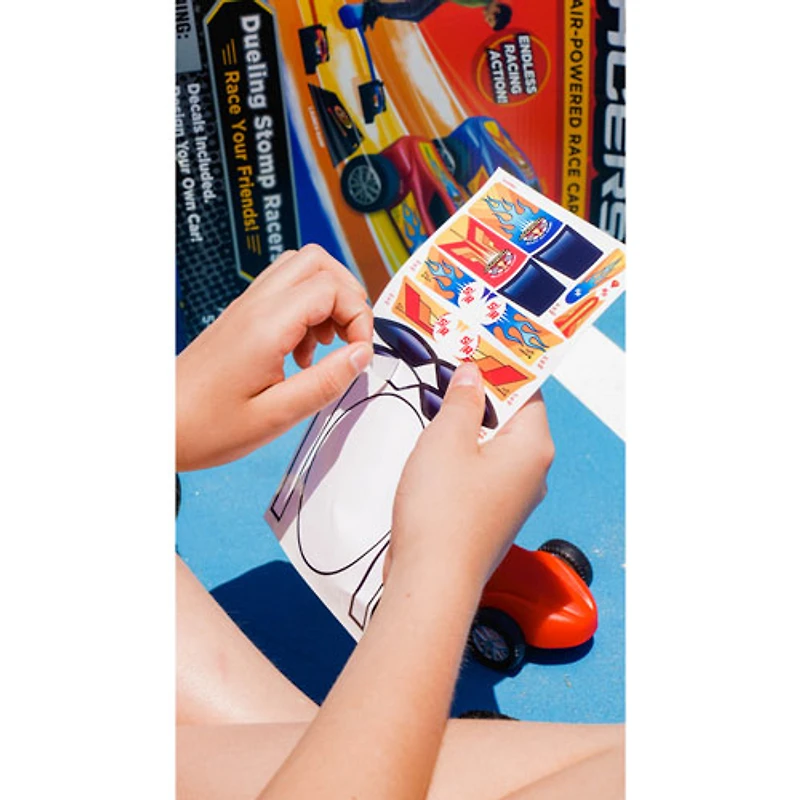 Stomp Rocket Dueling Stomp Racers - English