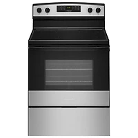 Cuisinière électrique autonome 4,8 pi³ 30 po d'Amana (YAER6303MMS - Acier inoxydable