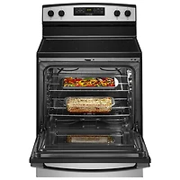 Cuisinière électrique autonome 4,8 pi³ 30 po d'Amana (YAER6303MMS - Acier inoxydable