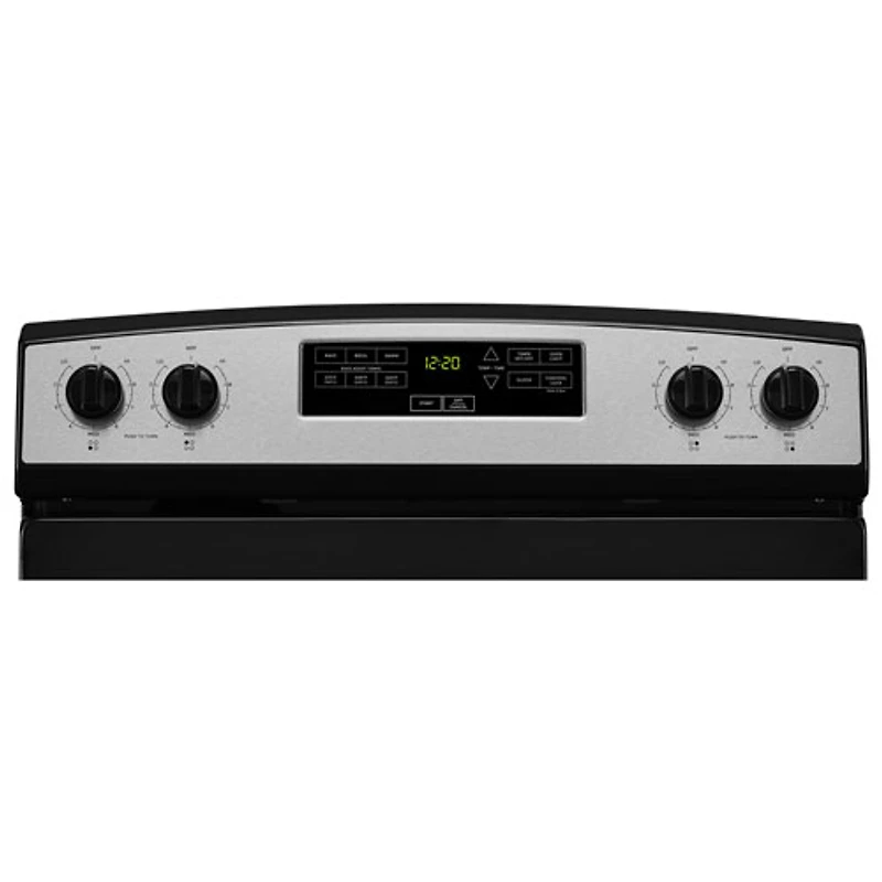 Cuisinière électrique autonome 4,8 pi³ 30 po d'Amana (YAER6303MMS - Acier inoxydable