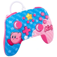 Manette avec fil optimisée de PowerA pour Switch - Kirby
