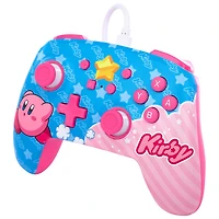 Manette avec fil optimisée de PowerA pour Switch - Kirby