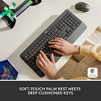 Clavier Bluetooth pleine grandeur SIGNATURE K650 de Logitech - Graphite