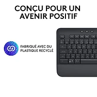 Clavier Bluetooth pleine grandeur SIGNATURE K650 de Logitech - Graphite