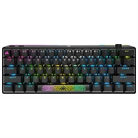 Mini clavier de jeu mécanique sans fil rétroéclairé Bluetooth Cherry MX RGB Red 60 % K70 de Corsair - Anglais