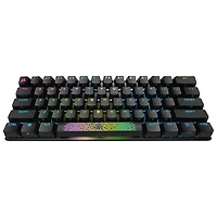 Mini clavier de jeu mécanique sans fil rétroéclairé Bluetooth Cherry MX RGB Red 60 % K70 de Corsair - Anglais