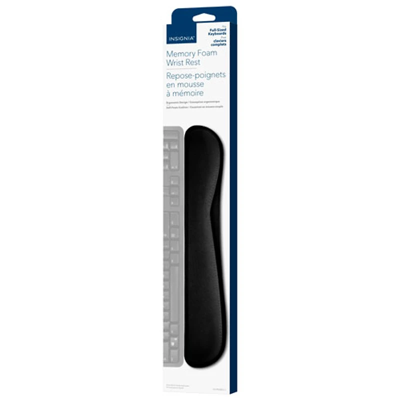 Repose-poignet en mousse à mémoire d'Insignia (NS-PR2MB23-C) - 46,2 cm (18,2 po) - Noir