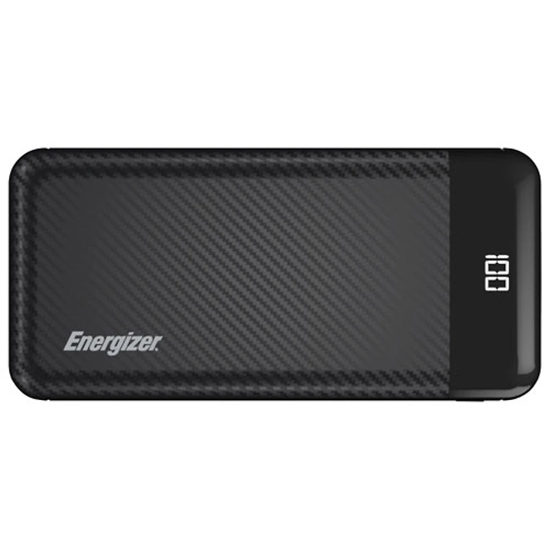 Energizer 10000 mAh USB-A/USB-C Power Bank - Black
