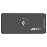 Energizer 10000 mAh USB-A/USB-C Power Bank with Wireless Qi Charger - Black