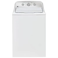 GE 4.4 Cu. Ft. High Efficiency Top Load Washer (GTW331BMRWS) -White -Open Box -Scratch & Dent