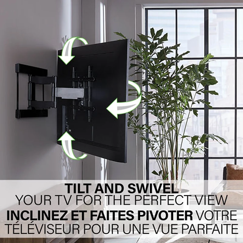 Sanus Super Slim 40" - 90" Full Motion TV Wall Mount - Only at Best Buy