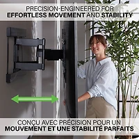 Sanus Super Slim 40" - 90" Full Motion TV Wall Mount - Only at Best Buy