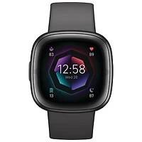 Montre intelligente Sense 2 de Fitbit avec moniteur de fréquence cardiaque - Gris ombre