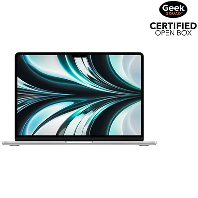 Boîte ouverte - MacBook Air 13,6 po avec Touch ID d'Apple (2022) - Argenté (puce M2 d'Apple/SSD 512 Go/RAM 8 Go) - Anglais