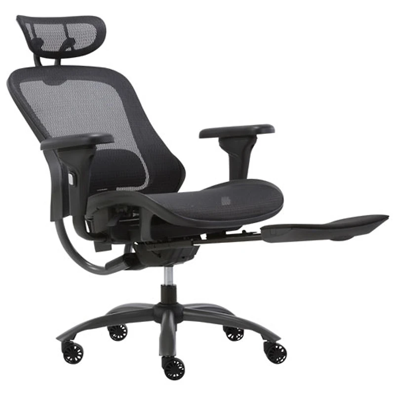 TygerClaw High-Back Mesh Executive Chair - Black