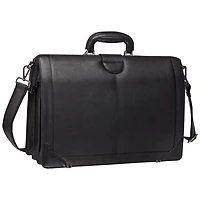Mancini Milan 17.3" Laptop Briefcase Bag - Black
