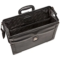 Mancini Milan 17.3" Laptop Briefcase Bag - Black