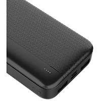 Chargeur portable à deux ports USB de 15 000 mA h de ChargeTech - Noir