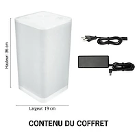 Haut-parleur de fête sans fil Bluetooth à l'épreuve des éclaboussures HYPERBOOM d'Ultimate Ears - Blanc