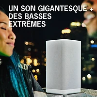 Haut-parleur de fête sans fil Bluetooth à l'épreuve des éclaboussures HYPERBOOM d'Ultimate Ears - Blanc