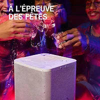 Haut-parleur de fête sans fil Bluetooth à l'épreuve des éclaboussures HYPERBOOM d'Ultimate Ears - Blanc