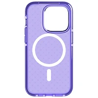 tech21 Evo Check Fitted Soft Shell Case for iPhone 14 Pro - Wondrous Purple