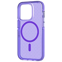 tech21 Evo Check Fitted Soft Shell Case for iPhone 14 Pro - Wondrous Purple