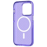 tech21 Evo Check Fitted Soft Shell Case for iPhone 14 Pro - Wondrous Purple