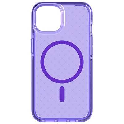 tech21 Evo Check Fitted Soft Shell Case for iPhone 14/13 - Wondrous Purple