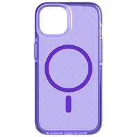 tech21 Evo Check Fitted Soft Shell Case for iPhone 14/13 - Wondrous Purple