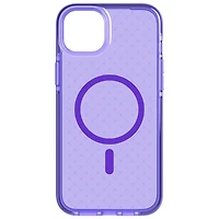 tech21 Evo Check Fitted Soft Shell Case for iPhone 14 Plus - Wondrous Purple