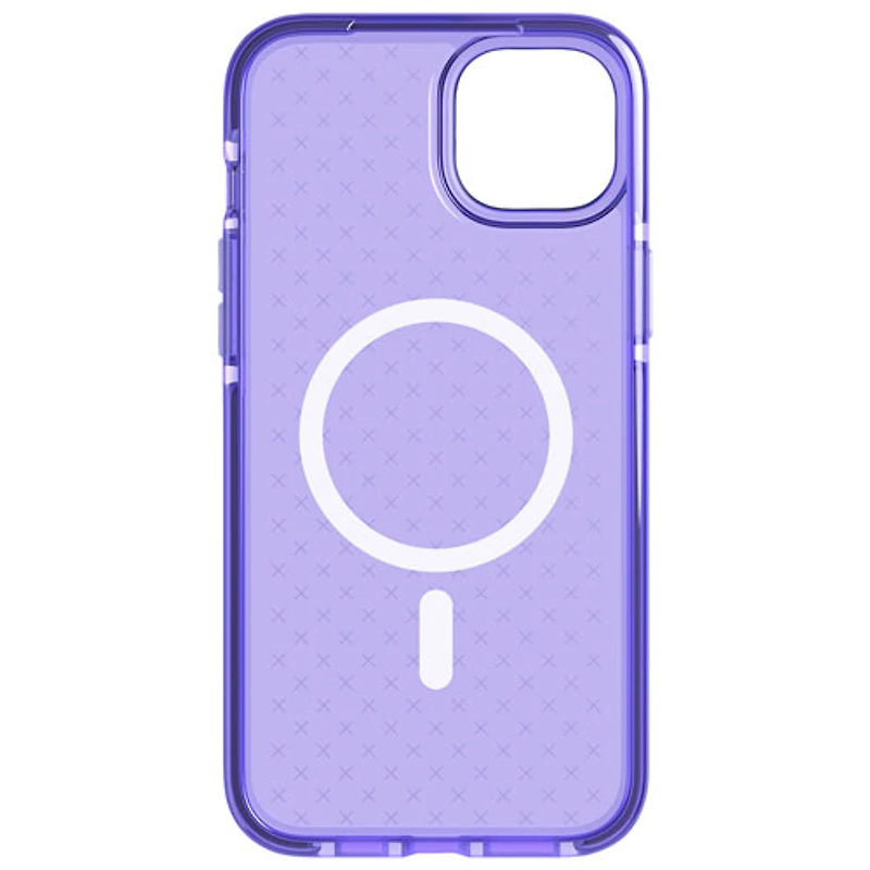 tech21 Evo Check Fitted Soft Shell Case for iPhone 14 Plus - Wondrous Purple