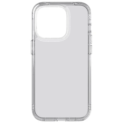 Étui rigide ajusté Evo Clear de tech21 pour iPhone 14 Pro - Transparent