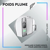 Logitech G502 X PLUS 25000 DPI Wireless Optical Gaming Mouse - White - Only at Best Buy