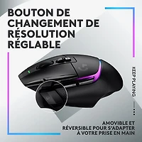 Logitech G502 X PLUS 25000 DPI Wireless Optical Gaming Mouse - Black