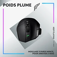 Logitech G502 X PLUS 25000 DPI Wireless Optical Gaming Mouse - Black