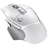 Souris de jeu optique sans fil de 25 000 ppp G502 X LIGHTSPEED de Logitech - Blanc