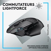 Logitech G502 X LIGHTSPEED 25000 DPI Wireless Optical Gaming Mouse - Black