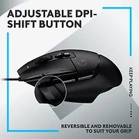 Souris de jeu optique de 25 000 ppp G502 X de Logitech - Noir