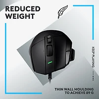 Souris de jeu optique de 25 000 ppp G502 X de Logitech - Noir