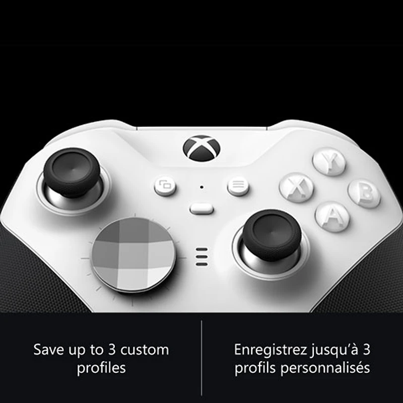 Manette sans fil Xbox Elite Series 2 Core pour Xbox Series X|S/Xbox One - Blanc