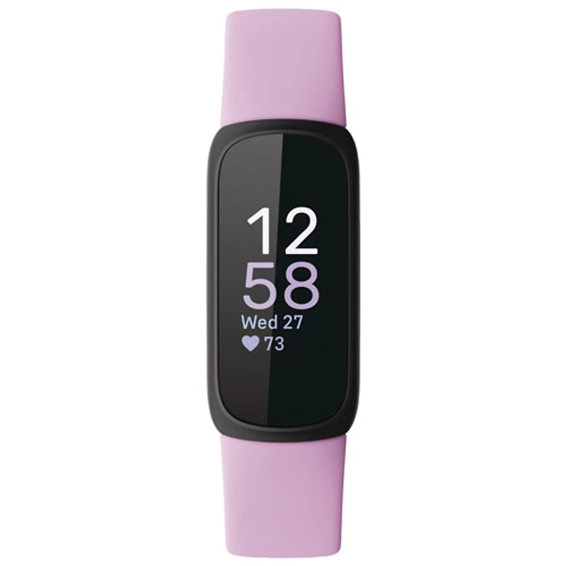 Moniteur de mise en forme Inspire 3 de Fitbit avec moniteur de fréquence cardiaque - Lilas joie de vivre
