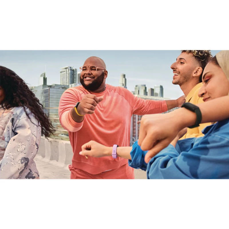 Moniteur de mise en forme Inspire 3 de Fitbit avec moniteur de fréquence cardiaque - Éclat matinal