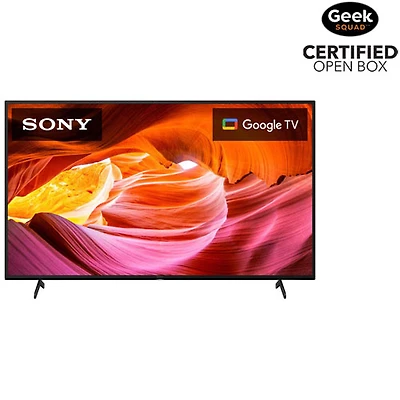 Boîte ouverte - Téléviseur intelligent Google TV HDR DEL UHD 4K de 65 po X75K de Sony (KD65X75K) - 2022