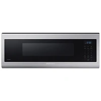 Four à micro-ondes à hotte intégrée 1,1 pi³ de Samsung - Acier inoxydable - BO - Endommagé